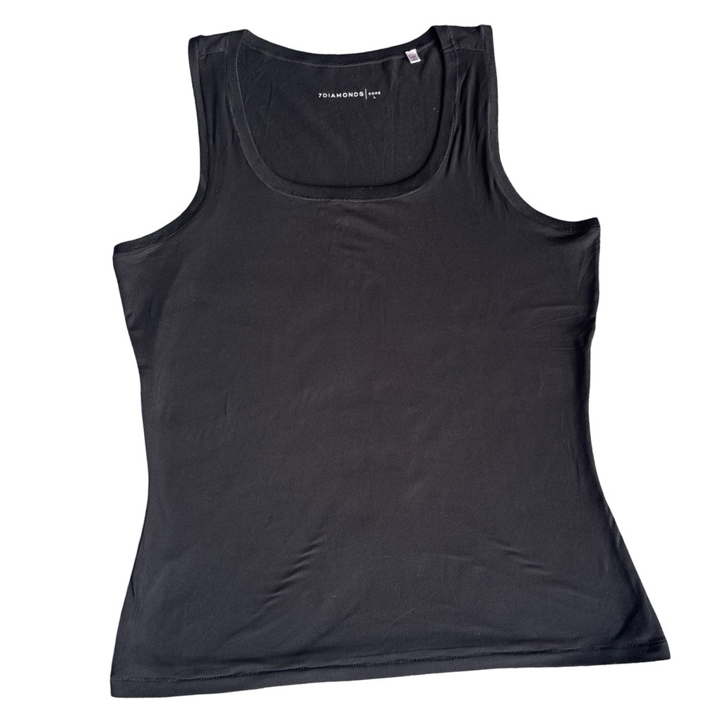 7 Diamonds Basic Stretch Tank- large